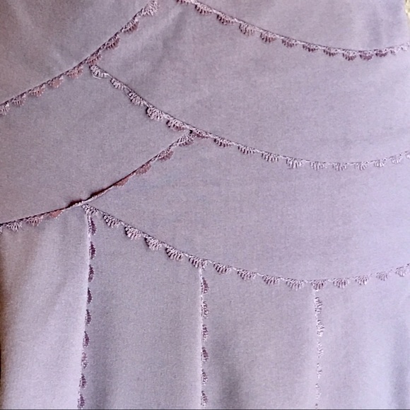 ELEVENSES Anthropologie Mauve Swing Skirt - Sz 2 - Picture 2 of 4